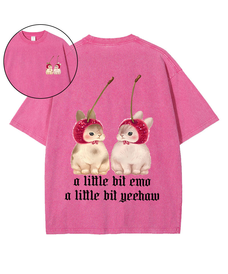 A Little Bit Emo Washed T-Shirt