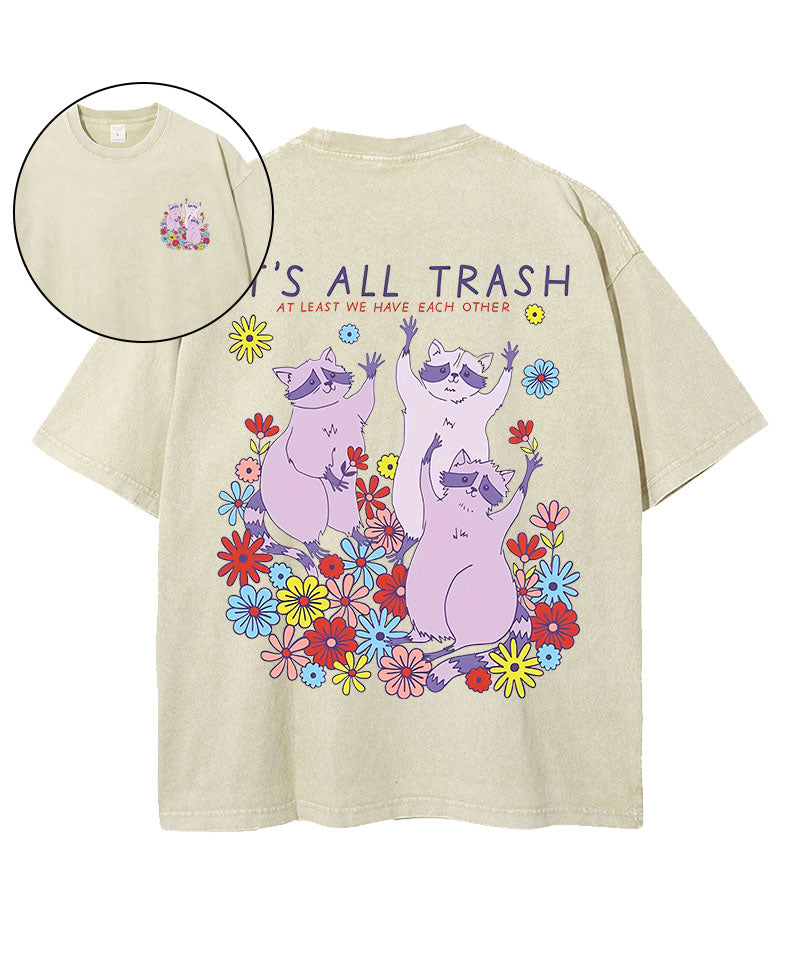 It's All Trash Washed T-Shirt