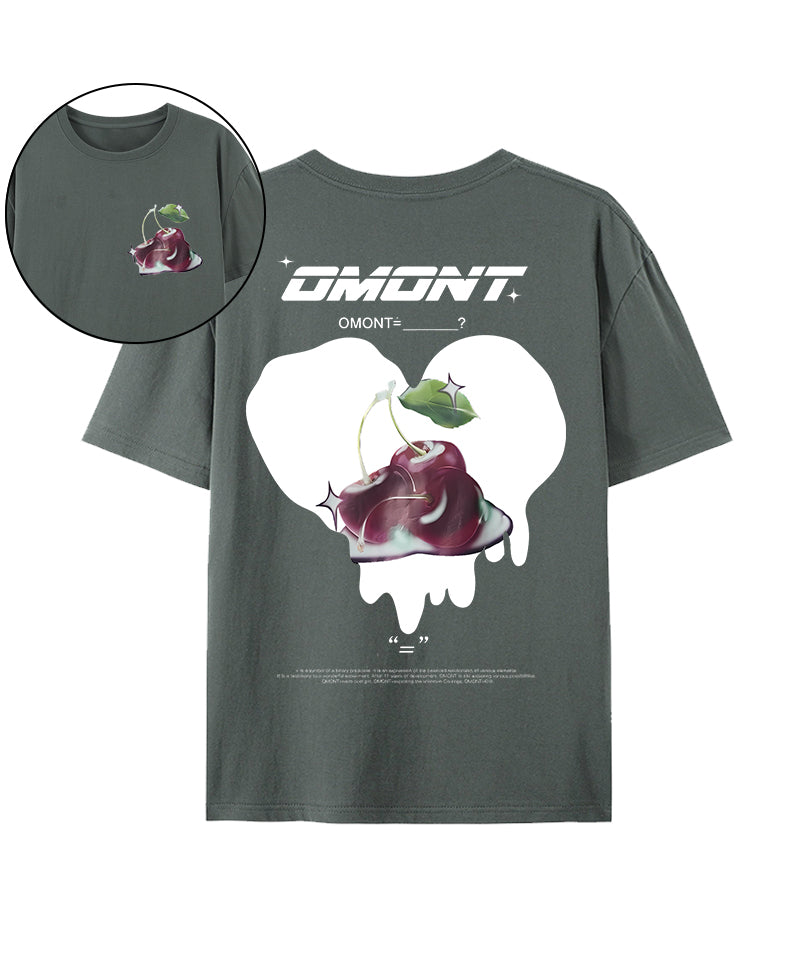 The balance of all things Double Sided Casual Short Sleeve T-Shirt