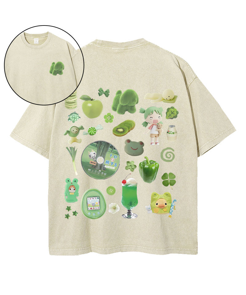Green Mood Washed T-Shirt