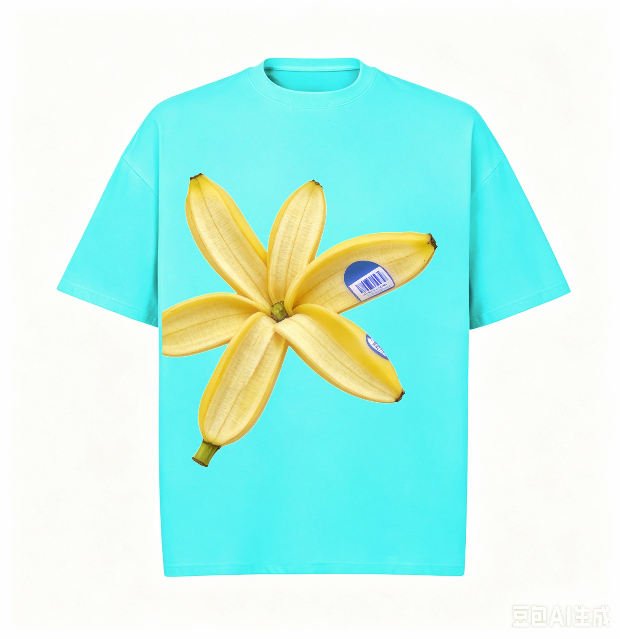 Blooming Banana Peel Classic Cotton T-Shirt