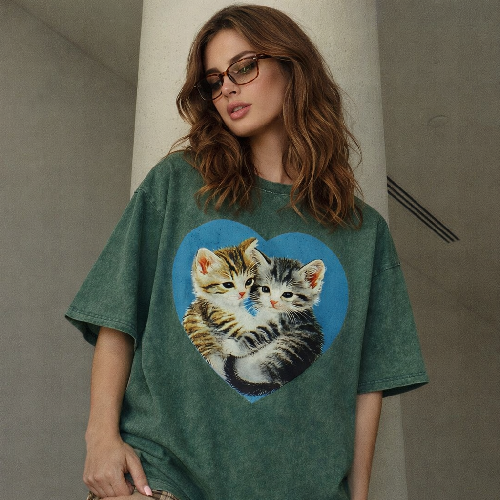 Baby Kitty Era Washed T-Shirt