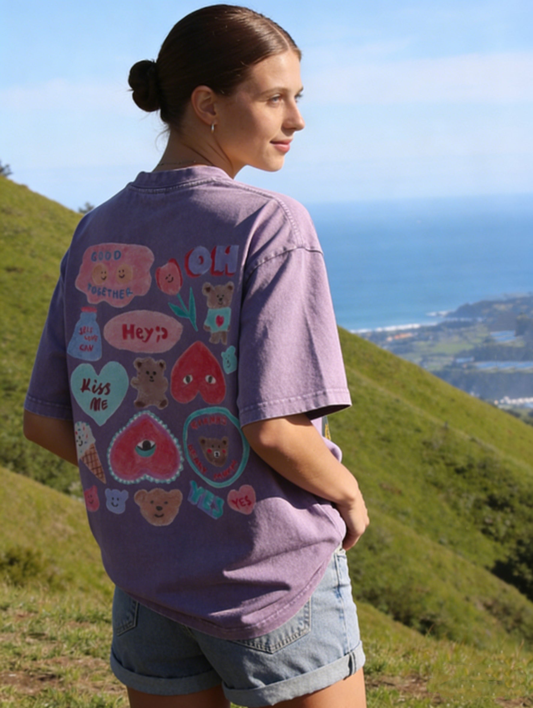 The Little Bear Party Washed T-Shirt