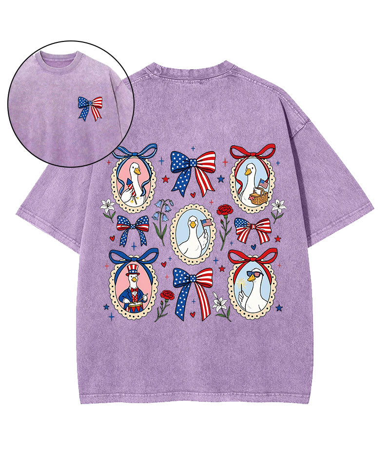 The Geese Are Celebrating Washed T-Shirt