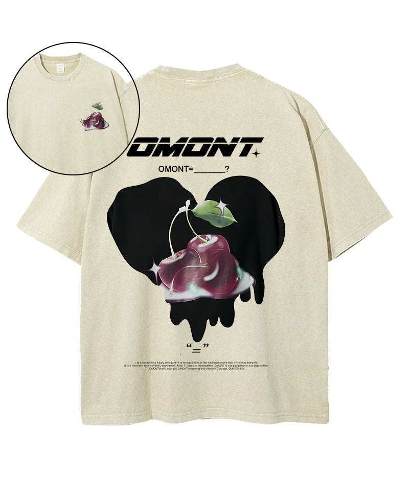 The balance of all things Double Sided Washed T-Shirt