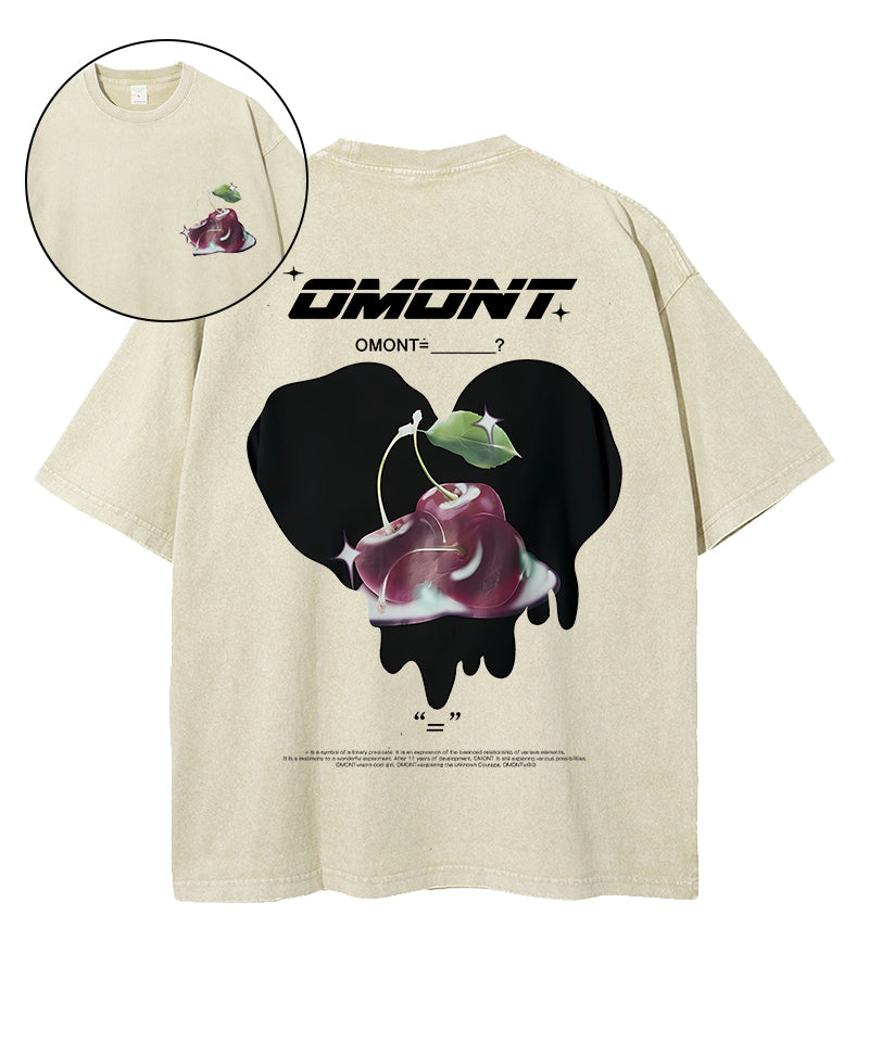 The balance of all things Double Sided Washed T-Shirt