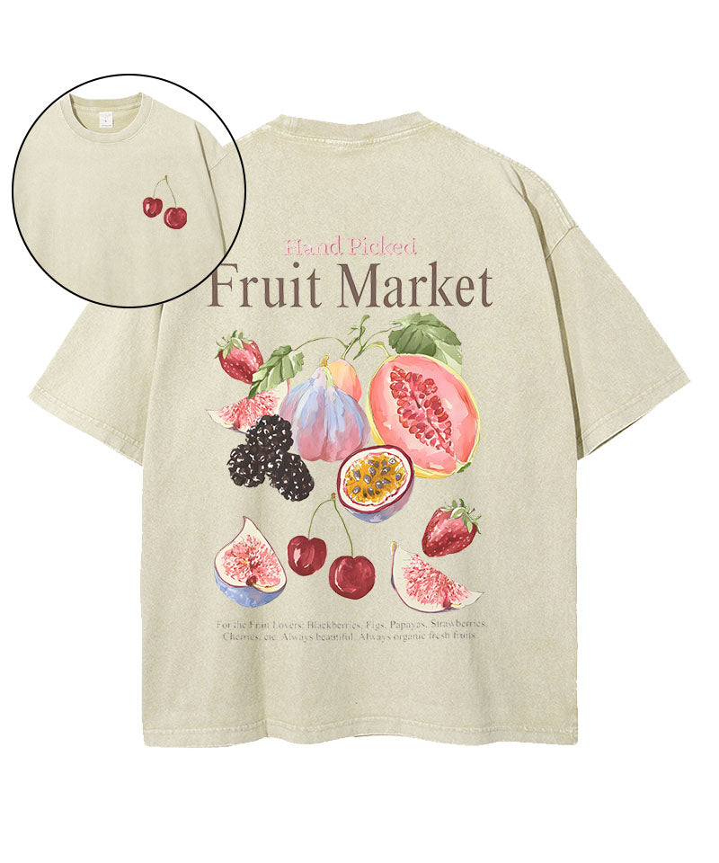 Fruit Market Washed T-Shirt
